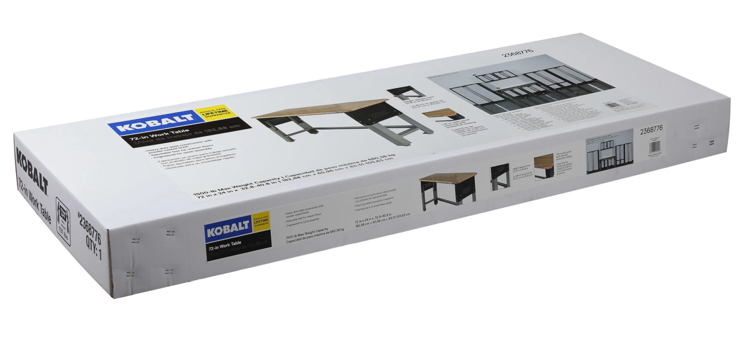 Budget ✔️ Kobalt Work Benches 72-in W x 40.8-in H Wood Work Bench ⌛ 8 Budget ✔️ Kobalt Work Benches 72-in W x 40.8-in H Wood Work Bench ⌛ - Image 8