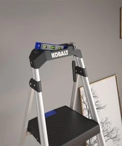 Buy β¨ Kobalt Step Stools 3-Step 250-lb Capacity Aluminum Foldable Step Stool π 18 Buy β¨ Kobalt Step Stools 3-Step 250-lb Capacity Aluminum Foldable Step Stool π -Kobalt Sales Shop 43410330