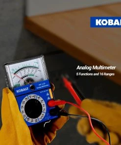 Cheap 🛒 Kobalt Test Meters 0.25 Amp 500-Volt Analog Manual Ranging Multimeter (Battery Included) 🤩 -Kobalt Sales Shop 43489086