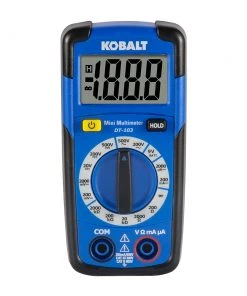 Budget ⌛ Kobalt Test Meters 0.2 Amp 500-Volt Digital Multimeter (Battery Included) 🌟