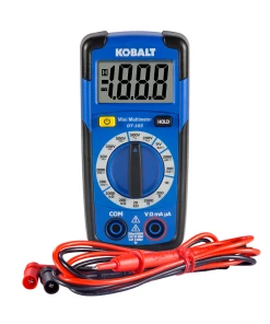 Budget ⌛ Kobalt Test Meters 0.2 Amp 500-Volt Digital Multimeter (Battery Included) 🌟 -Kobalt Sales Shop 43489125