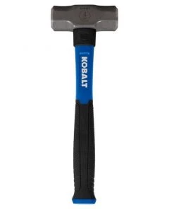 New 👍 Kobalt Hammers 4-lb Smooth Face Steel Head Fiberglass Sledge Hammer ❤️