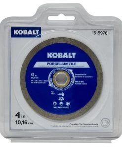 Best Sale 👏 Kobalt Diamond Saw Blades 4-in Wet or Dry Porcelain Continuous Diamond Saw Blade 🎉 -Kobalt Sales Shop 43538972