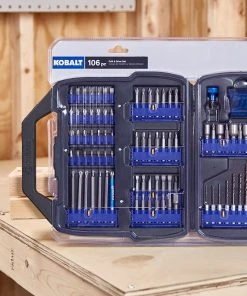 Coupon ⭐ Kobalt Screwdriver Bits Set Shank Screwdriver Bit Set (106-Piece) ⌛ -Kobalt Sales Shop 44018140