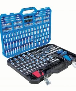 Top 10 👏 Kobalt Mechanics Tool Sets 309-Piece Standard (SAE) and Metric Combination Polished Chrome Mechanics Tool Set (1/4-in; 3/8-in) ✔️ -Kobalt Sales Shop 44194578 scaled