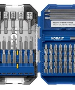 Brand new 👏 Kobalt Screwdriver Bits 55-Piece Set High-speed Steel Hex Shank Screwdriver Bit Set ✔️