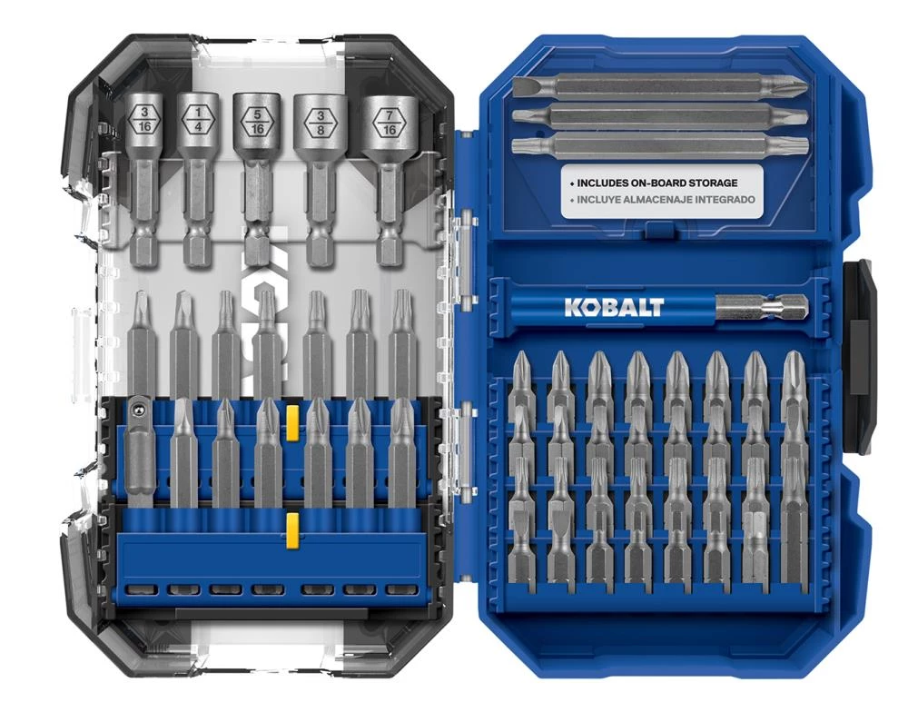 Brand new π Kobalt Screwdriver Bits 55-Piece Set High-speed Steel Hex Shank Screwdriver Bit Set βοΈ 1 Brand new π Kobalt Screwdriver Bits 55-Piece Set High-speed Steel Hex Shank Screwdriver Bit Set βοΈ