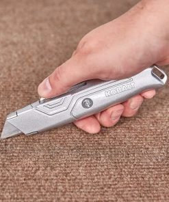 Outlet 🛒 Kobalt Utility Knives Kobalt 2pk retractable utility knife 18mm 6-Blade Retractable Utility Knife with On Tool Blade Storage ⭐ -Kobalt Sales Shop 44458454