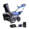 Budget 😍 Kobalt Cordless Electric Snow Blowers 80-Volt Max 22-in Single-stage Cordless Electric Snow Blower 4-Hours Ah (Battery Included) 👏
