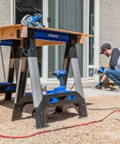 Best reviews of 😀 Kobalt Saw Horses 30.63-in W x 33.5-in H Adjustable Pp and Steel Construction Saw Horse (1000-lb Capacity) ✨ -Kobalt Sales Shop 44626110 scaled