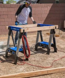 Best reviews of 😀 Kobalt Saw Horses 30.63-in W x 33.5-in H Adjustable Pp and Steel Construction Saw Horse (1000-lb Capacity) ✨ -Kobalt Sales Shop 44627991 scaled