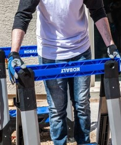 Best reviews of 😀 Kobalt Saw Horses 30.63-in W x 33.5-in H Adjustable Pp and Steel Construction Saw Horse (1000-lb Capacity) ✨ -Kobalt Sales Shop 44628177 scaled