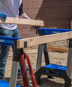 Best reviews of 😀 Kobalt Saw Horses 30.63-in W x 33.5-in H Adjustable Pp and Steel Construction Saw Horse (1000-lb Capacity) ✨ -Kobalt Sales Shop 44628414 scaled