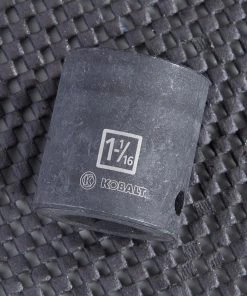 Cheapest 🔥 Kobalt Impact Sockets & Impact Socket Sets Standard (SAE) 1/2-in Drive 1-1/16-in 6-Point Impact Socket 🧨 -Kobalt Sales Shop 44893531