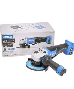 Cheap 🛒 Kobalt Angle Grinders 5-in 24-Volt Max Paddle Switch Brushless Cordless Angle Grinder 🎁 -Kobalt Sales Shop 45231359