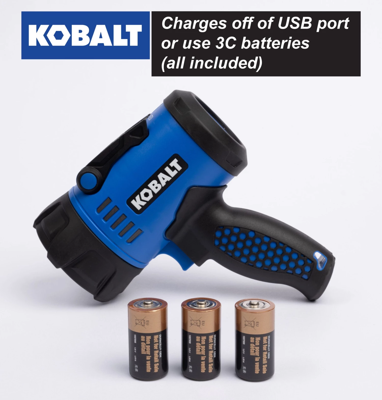Budget β Kobalt Flashlights 1200-Lumen LED Rechargeable Spotlight Flashlight π 3 Budget β Kobalt Flashlights 1200-Lumen LED Rechargeable Spotlight Flashlight π - Image 3