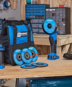 Cheap 🛒 Kobalt Angle Grinders 5-in 24-Volt Max Paddle Switch Brushless Cordless Angle Grinder 🎁 -Kobalt Sales Shop 45373813