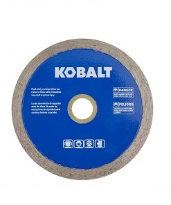 Best Sale 👏 Kobalt Diamond Saw Blades 4-in Wet or Dry Porcelain Continuous Diamond Saw Blade 🎉 -Kobalt Sales Shop 45400379