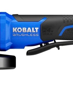 Flash Sale 🎁 Kobalt Angle Grinders 5-in 24-Volt Max Paddle Switch Brushless Cordless Angle Grinder (1-Battery and charger Included) 👍 -Kobalt Sales Shop 45404118
