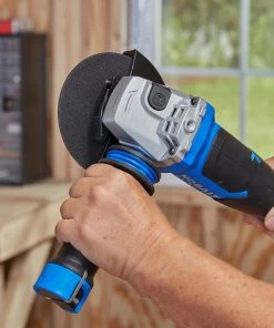 Flash Sale 🎁 Kobalt Angle Grinders 5-in 24-Volt Max Paddle Switch Brushless Cordless Angle Grinder (1-Battery and charger Included) 👍 -Kobalt Sales Shop 45404121