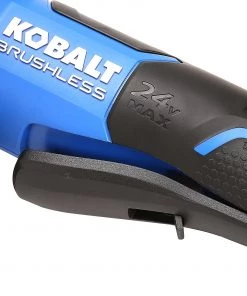 Flash Sale 🎁 Kobalt Angle Grinders 5-in 24-Volt Max Paddle Switch Brushless Cordless Angle Grinder (1-Battery and charger Included) 👍 -Kobalt Sales Shop 45404122
