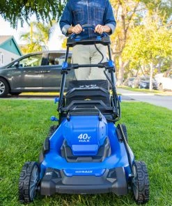 Cheapest 🧨 Kobalt Cordless Electric Push Lawn Mowers Gen4 40-volt Brushless 20-in Self-propelled Cordless Electric Lawn Mower 6 Ah (Battery & Charger Included) 🛒 -Kobalt Sales Shop 45715985