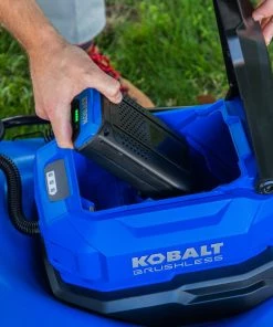 Cheapest 🧨 Kobalt Cordless Electric Push Lawn Mowers Gen4 40-volt Brushless 20-in Self-propelled Cordless Electric Lawn Mower 6 Ah (Battery & Charger Included) 🛒 -Kobalt Sales Shop 45715990