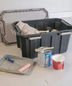 Budget 🔥 Kobalt Plastic Storage Totes X-large 24-Gallon (96-Quart) Grey Heavy Duty Tote with Latching Lid ✔️ -Kobalt Sales Shop 46358952 scaled