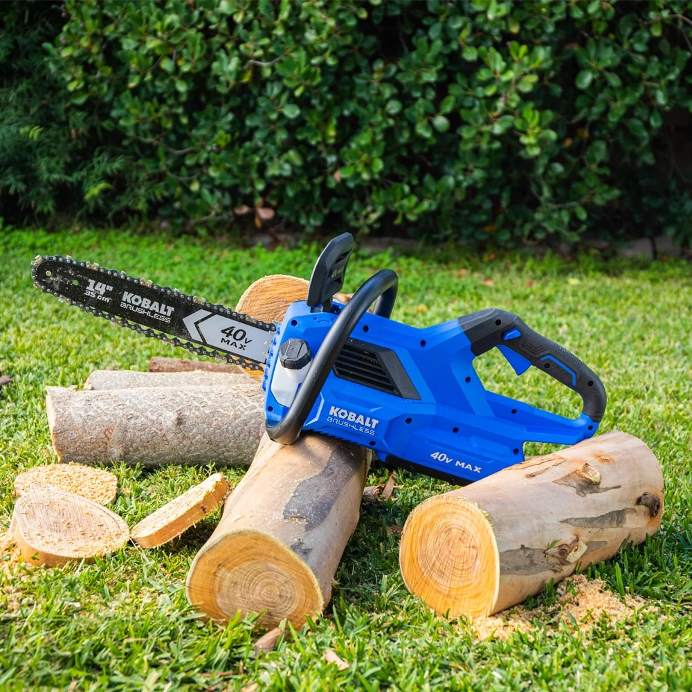 Buy π Kobalt Cordless Electric Chainsaws Gen4 40-volt 14-in Brushless Cordless Electric Chainsaw 4 Ah (Battery & Charger Included) β¨ 12 Buy π Kobalt Cordless Electric Chainsaws Gen4 40-volt 14-in Brushless Cordless Electric Chainsaw 4 Ah (Battery & Charger Included) β¨ - Image 12