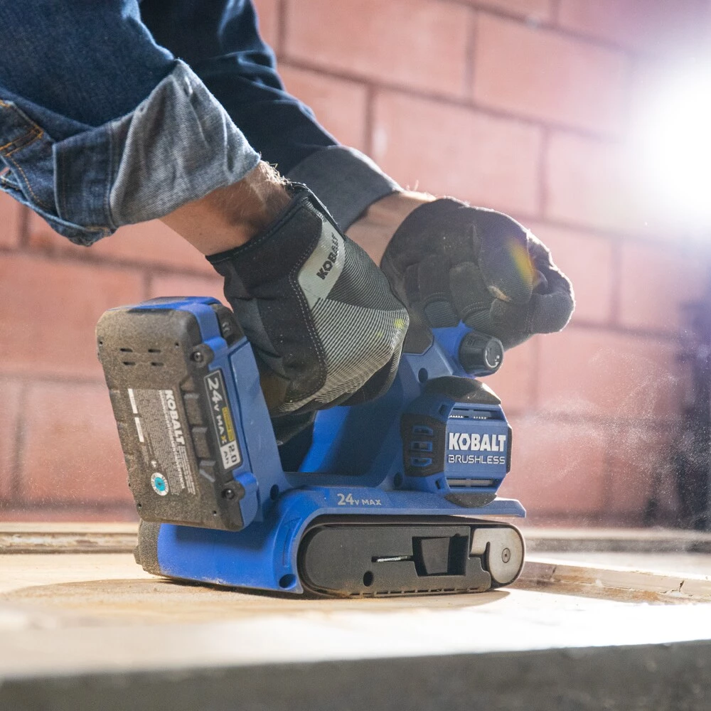 Outlet π― Kobalt Power Sanders Kobalt 24V MAX 24-Volt Brushless Cordless Variable Belt Sander with Dust Management π 11 Outlet π― Kobalt Power Sanders Kobalt 24V MAX 24-Volt Brushless Cordless Variable Belt Sander with Dust Management π - Image 11