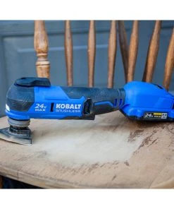 Best Sale 🧨 Kobalt Oscillating Tool Kits 17-Piece Brushless 24-volt Max Variable Speed Oscillating Multi-Tool Kit with Soft Case (1-Battery Included) ⌛ -Kobalt Sales Shop 47928409