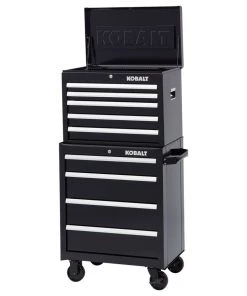 Budget 👏 Kobalt Bottom Tool Cabinets 26.5-in W x 34-in H 4-Drawer Steel Tool Cabinet (Black) 🔥 -Kobalt Sales Shop 721615310505 07869953
